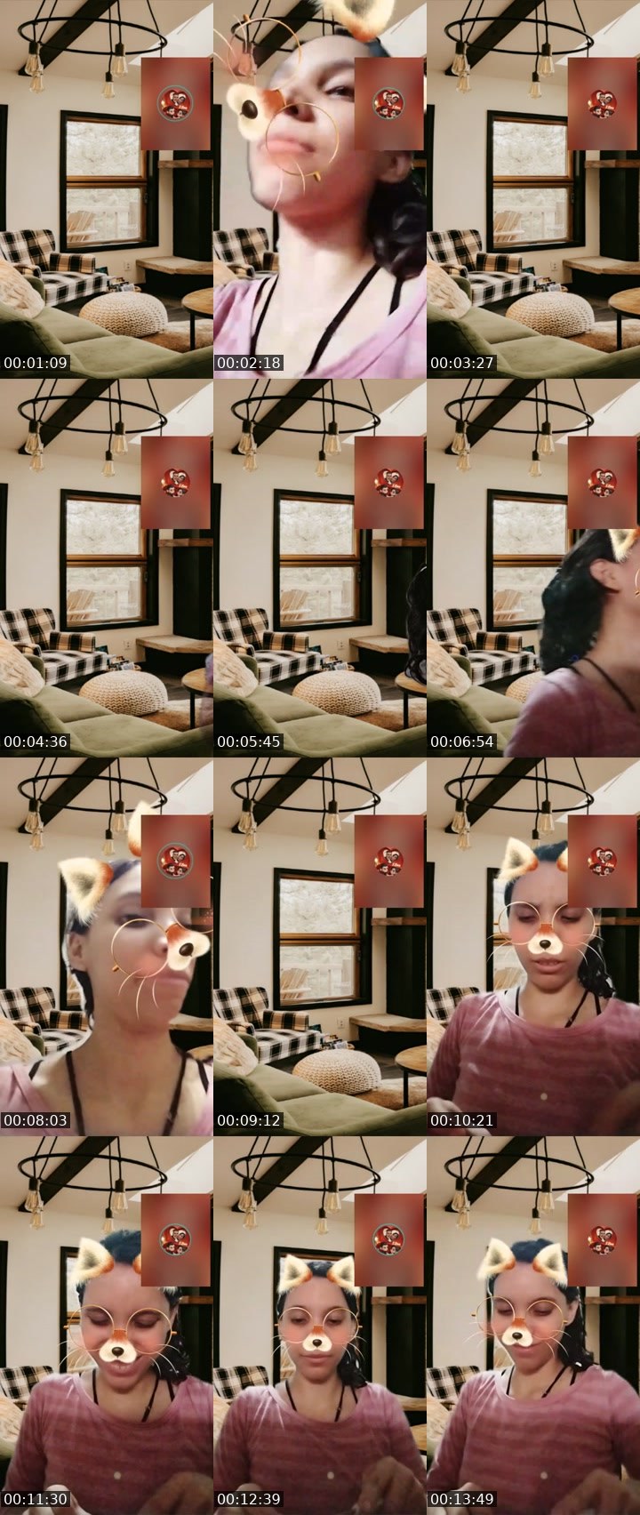 Contact-sheet preview of ⚖️Temis👑⚔️'s Liveme recording