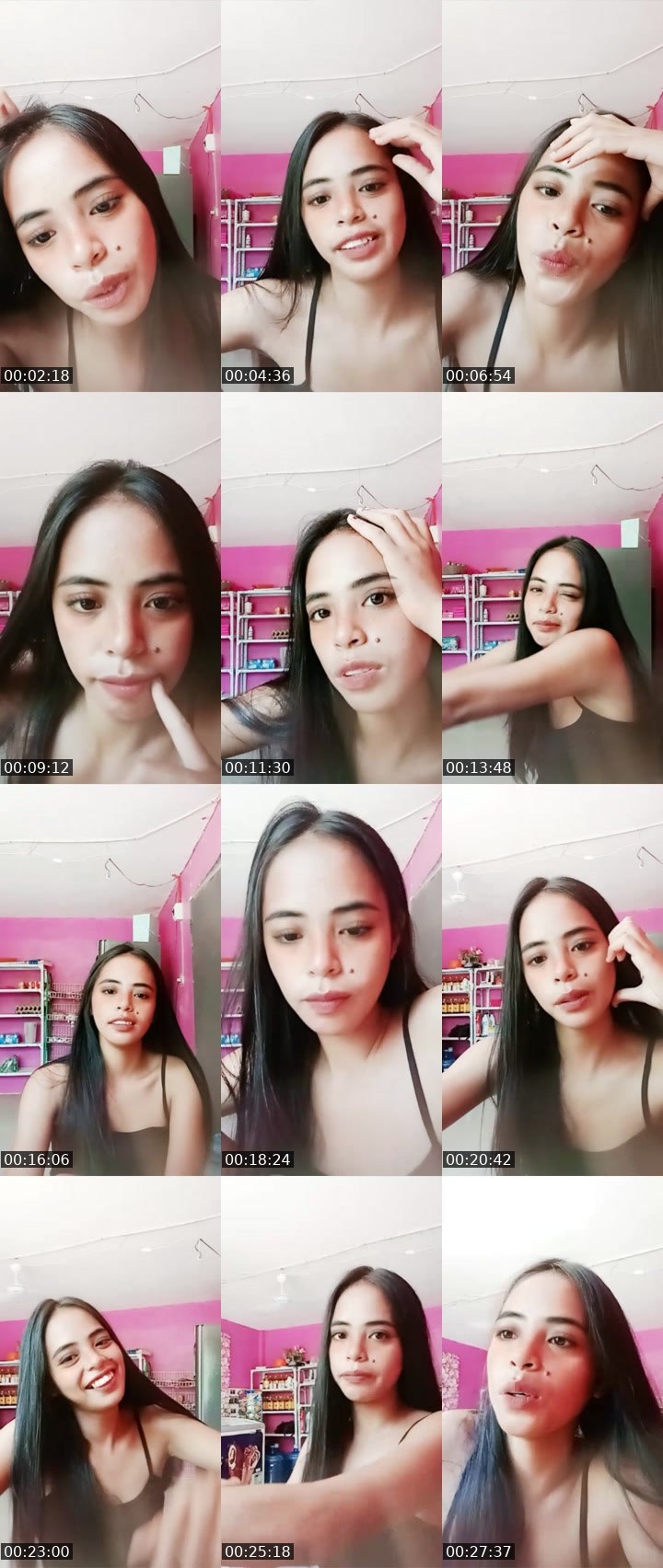 Contact-sheet preview of 6.7k🍃👸yuna🌼's Liveme recording