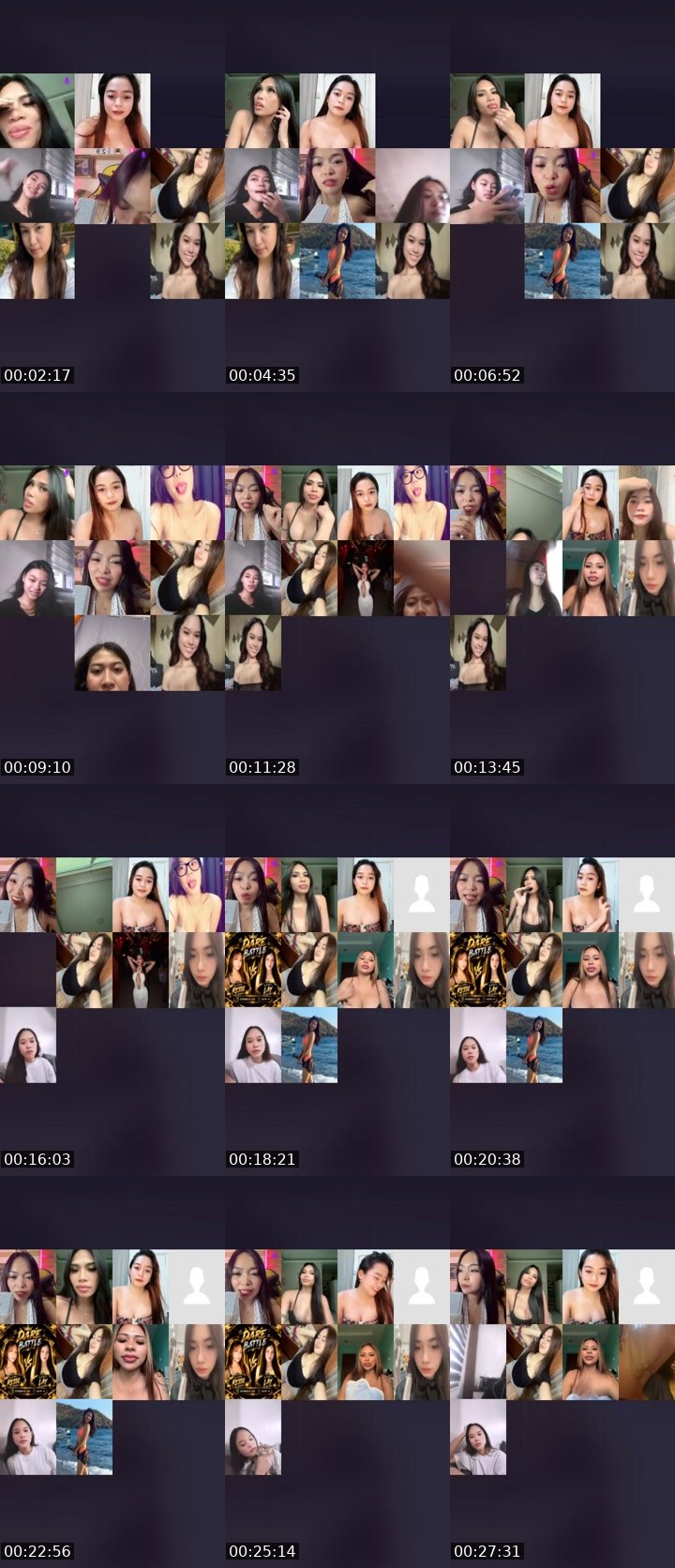 Contact-sheet preview of 🥇𝐋@$ℍ🛡️'s Liveme recording