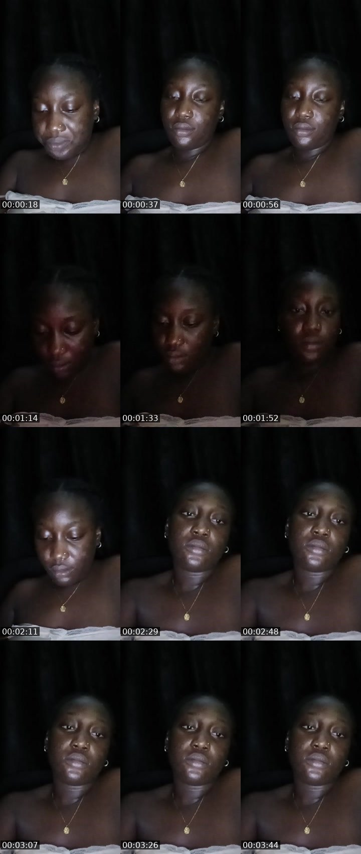 Contact-sheet preview of Black mistress😈❤️'s Liveme recording