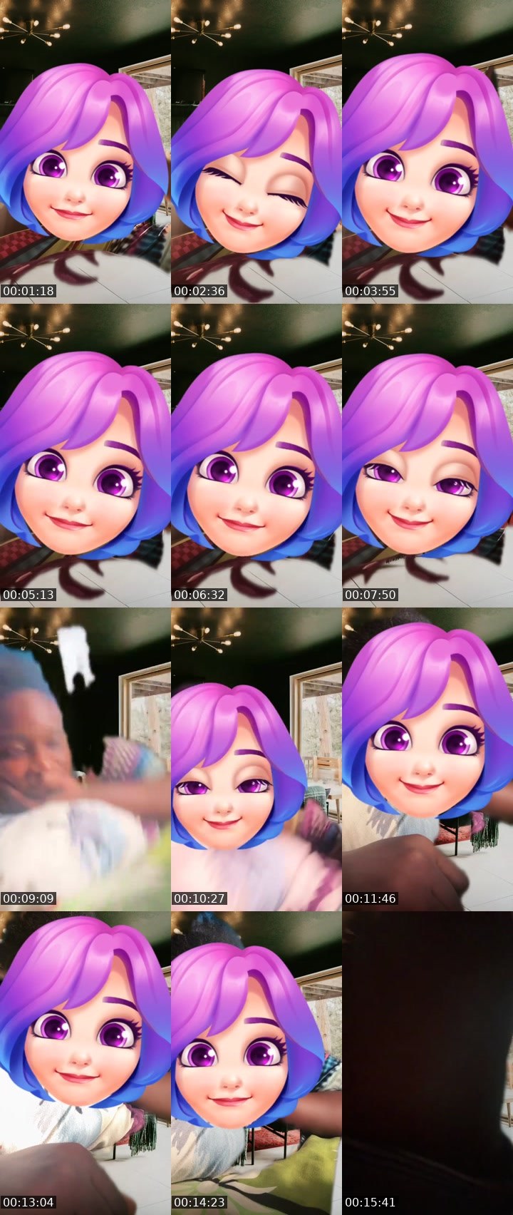 Contact-sheet preview of 💸4kPREtty🤍🖤's Liveme recording