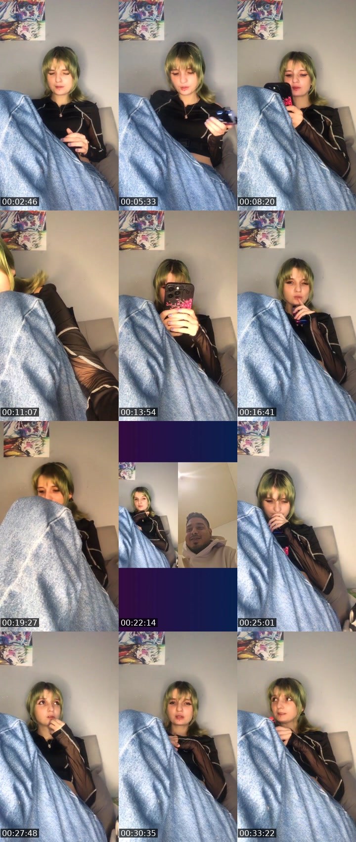 Contact-sheet preview of 東京 ♡'s Liveme recording