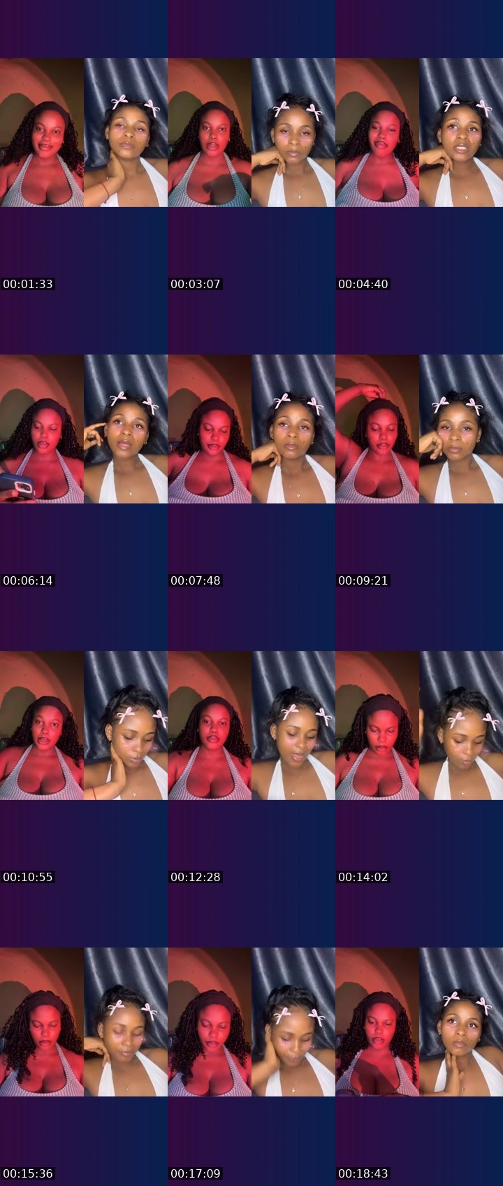 Contact-sheet preview of 💸🕊️Scorpio 🟦⛓️'s Liveme recording