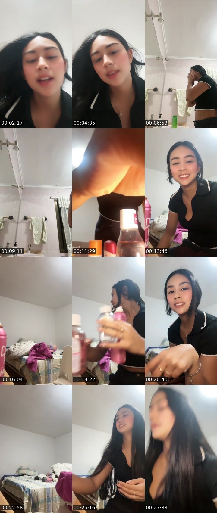 Contact-sheet preview of 🪩Sallygg🧸🇨🇴's Liveme recording