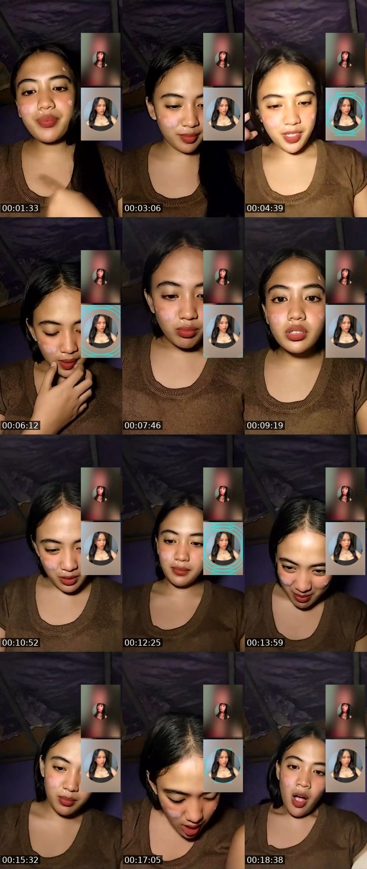 Contact-sheet preview of 👸🏻 𝓒𝓻𝓮𝓪🧜‍♀️'s Liveme recording
