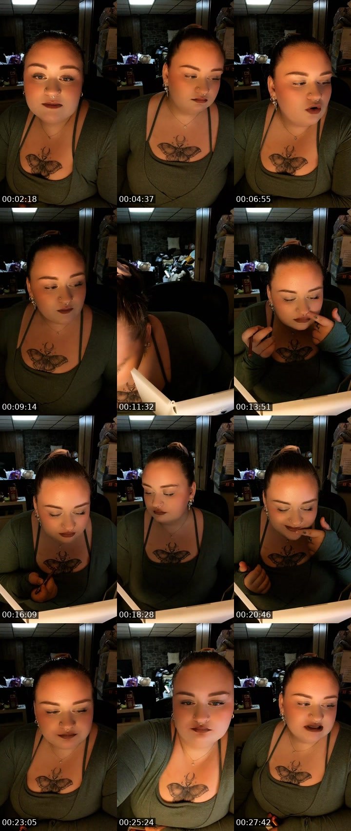 Contact-sheet preview of Sephra ♡'s Liveme recording