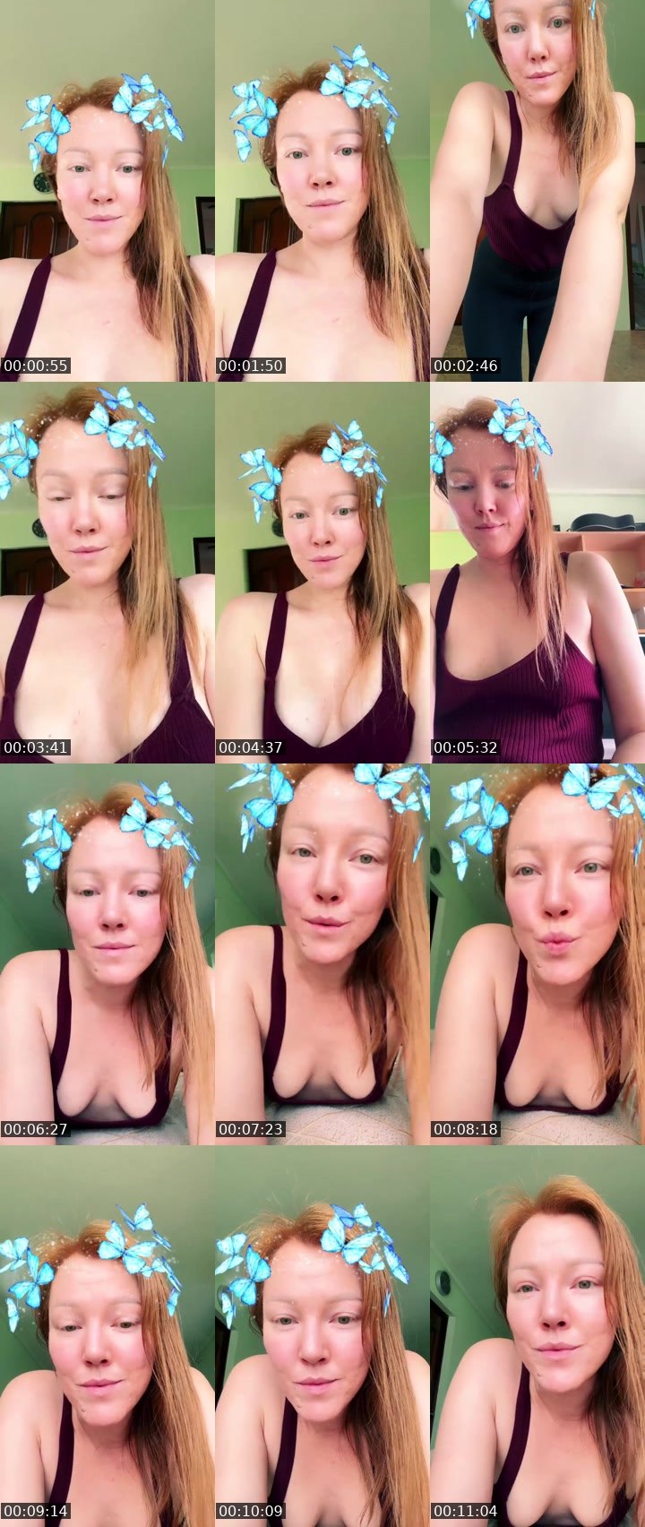 Contact-sheet preview of Mila⭐️'s Liveme recording