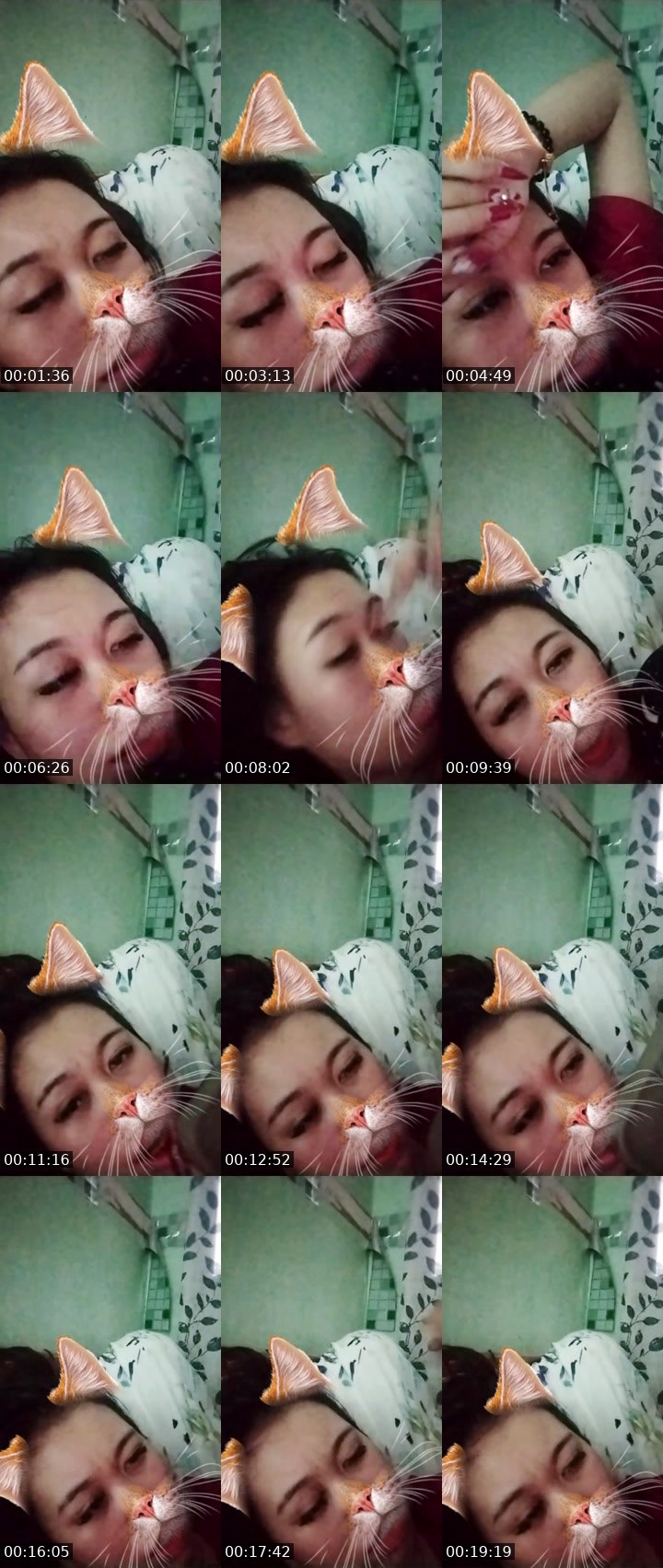 Contact-sheet preview of 👾👸𝒲enxy🍂's Liveme recording
