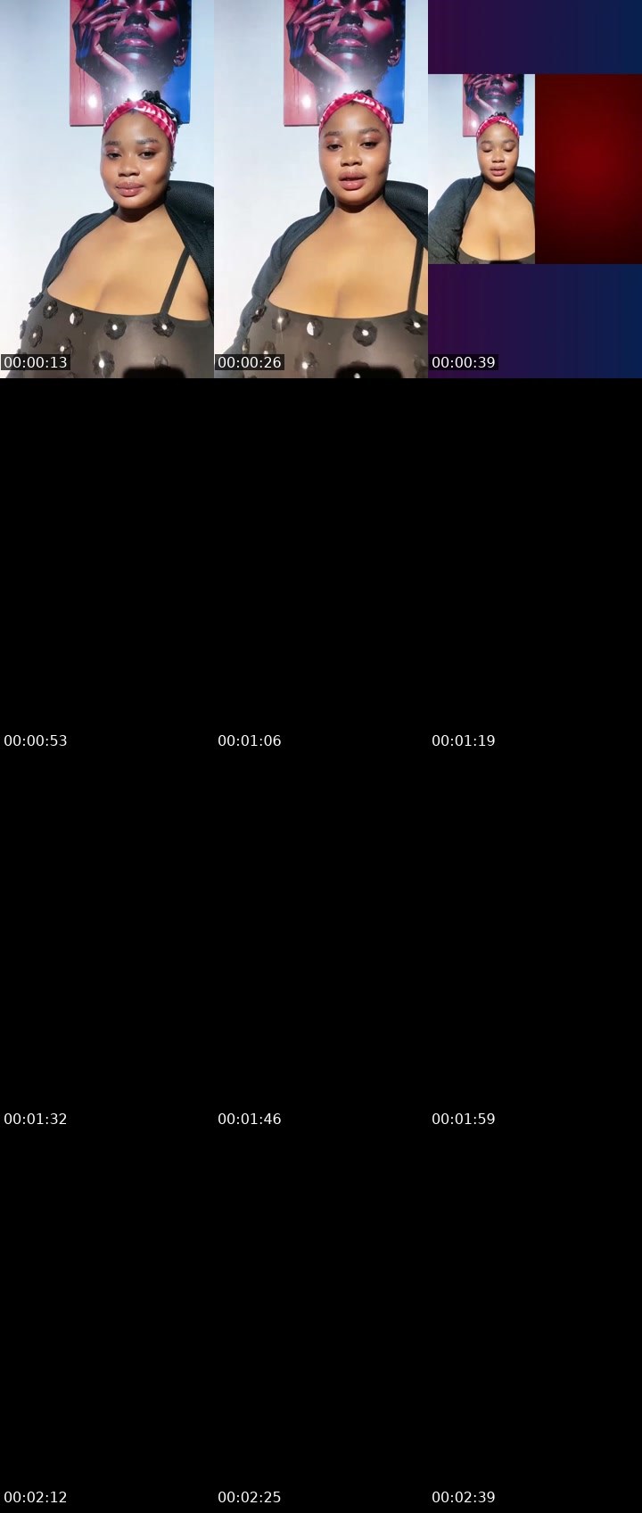Contact-sheet preview of Nina🦋's Liveme recording