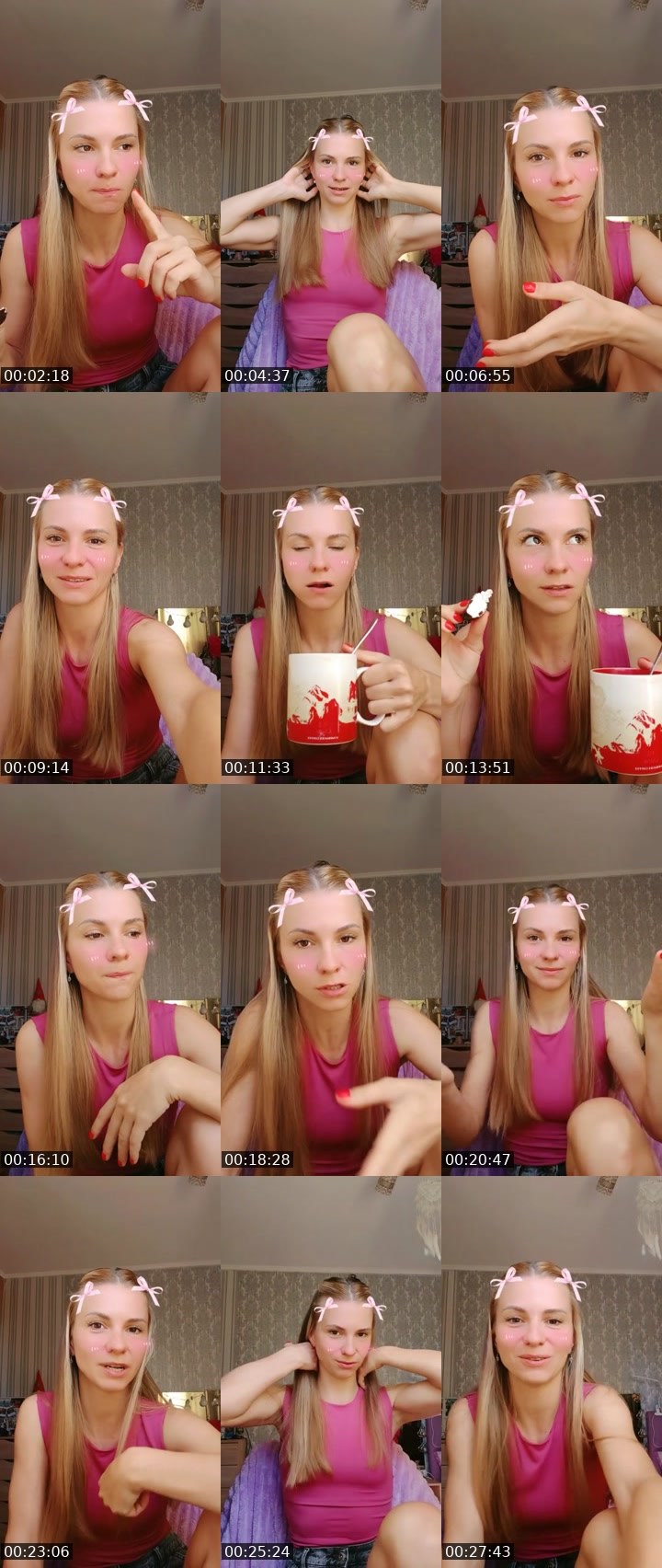 Contact-sheet preview of 🎀 Senorita 🎀's Liveme recording