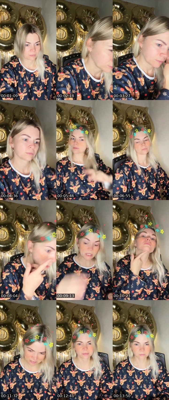 Contact-sheet preview of 🐨HELEN ㋡19🏔️'s Liveme recording
