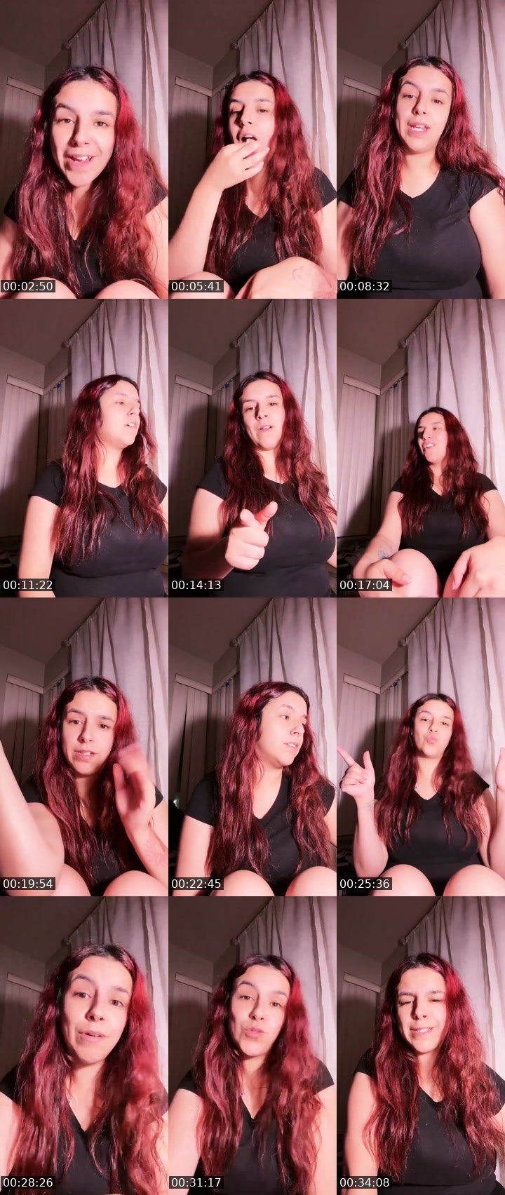 Contact-sheet preview of ItsssMfknGuera🥴💯🎒's Liveme recording