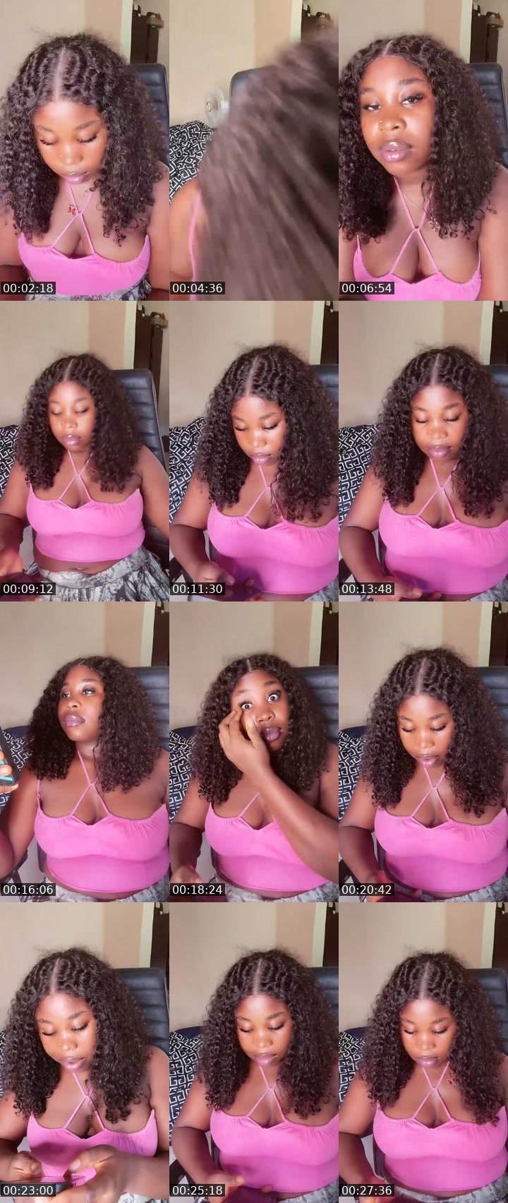 Contact-sheet preview of 🏦Baby sandra🍫🦋's Liveme recording