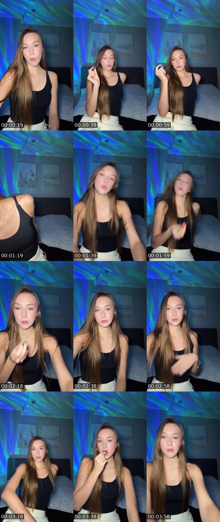 Contact-sheet preview of 🧡ʟᴀᴅʏʙᴀʀʙɪᴇ🧡's Liveme recording