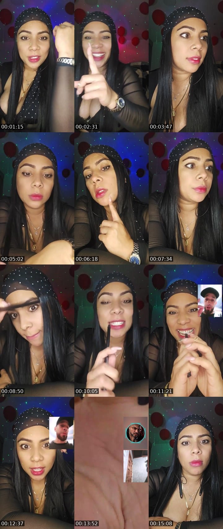 Contact-sheet preview of 🌈⃟🔆 GABY’AGENCY🛡️'s Liveme recording