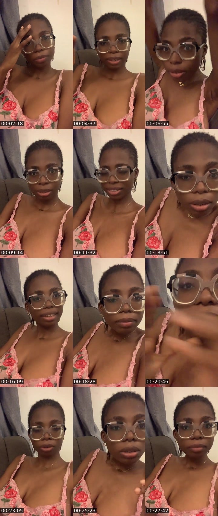 Contact-sheet preview of Lilly😍😍😘🕊️'s Liveme recording