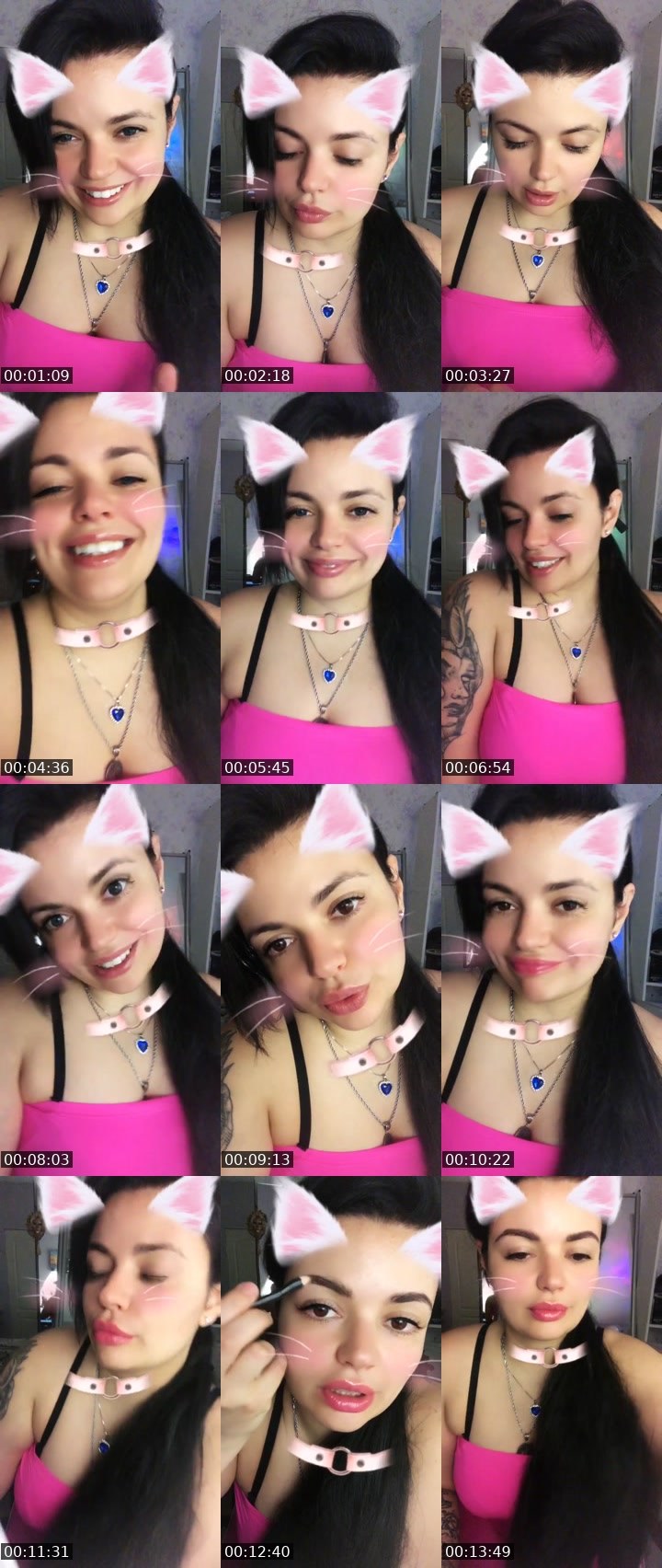 Contact-sheet preview of Yana Mikki🩷🪽's Liveme recording