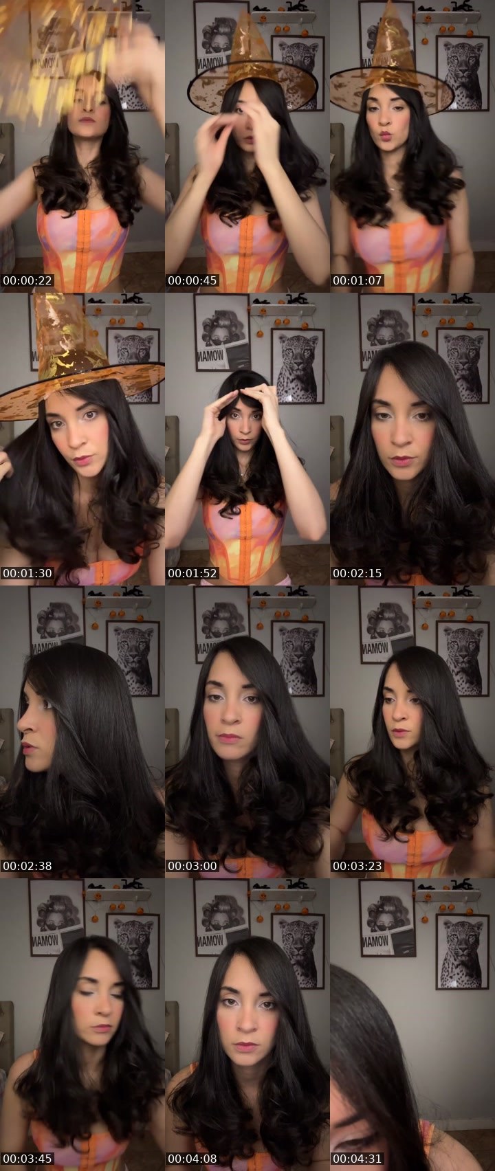 Contact-sheet preview of 🫧🐆Mandy 🧸✨'s Liveme recording