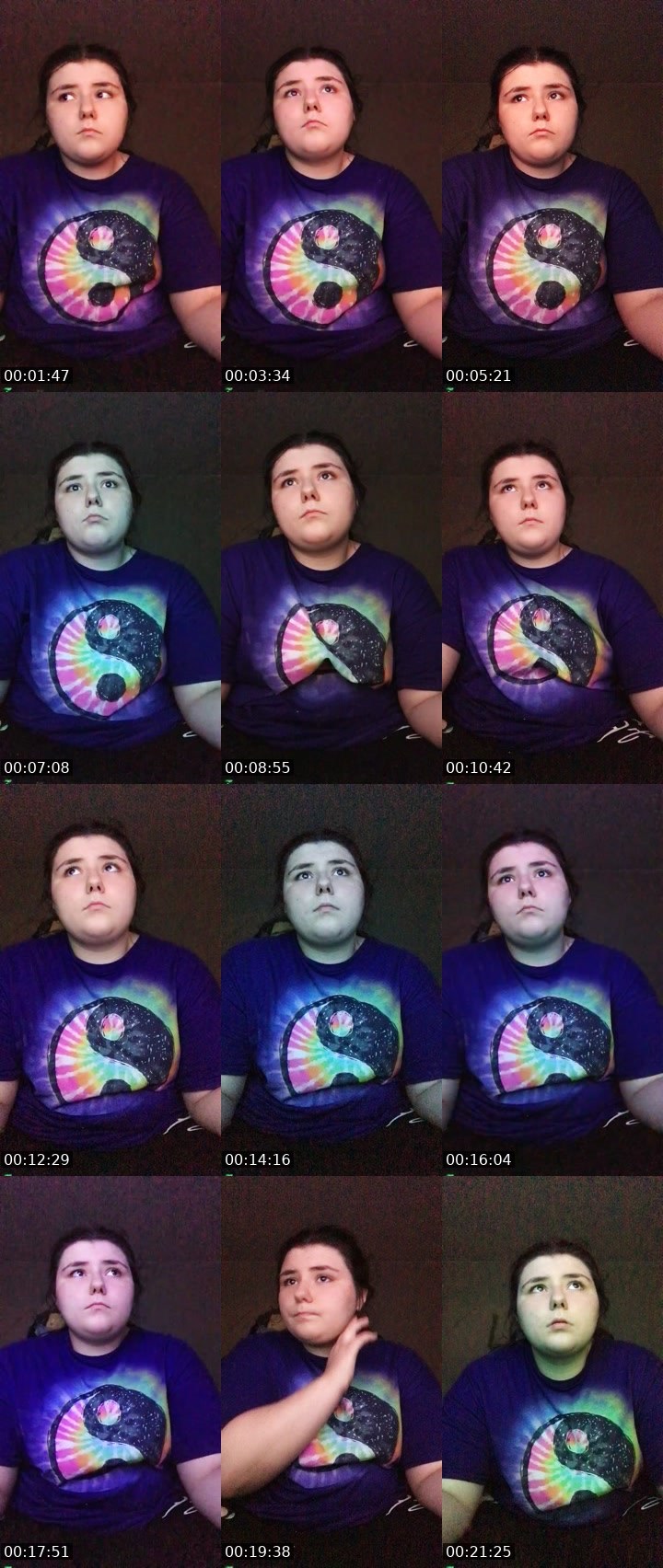 Contact-sheet preview of Emmaluvsyall's Liveme recording