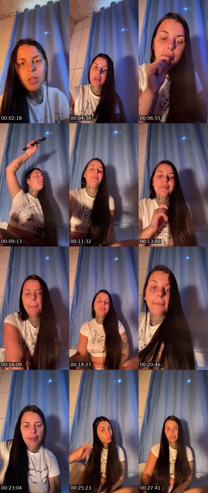 Contact-sheet preview of Thalita Assmus's Liveme recording