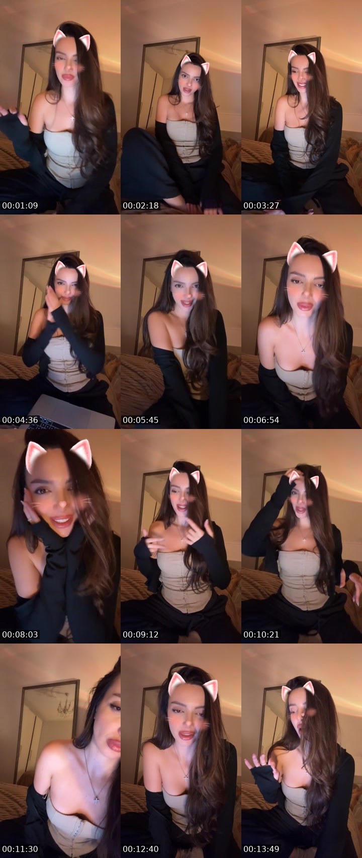Contact-sheet preview of Jasmine💘's Liveme recording