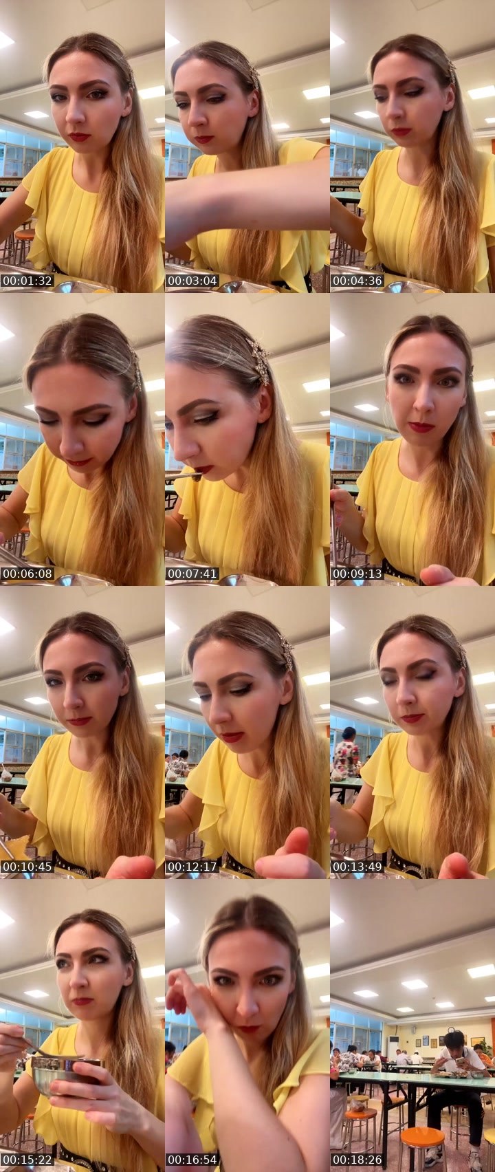 Contact-sheet preview of ♥️EvA🇷🇺's Liveme recording