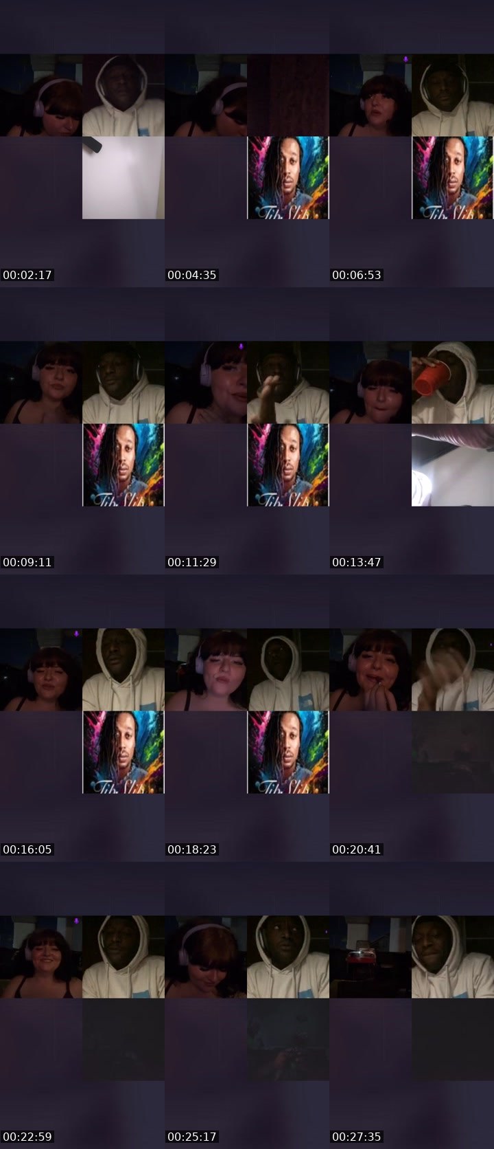 Contact-sheet preview of 𝒱𝒶𝓃𝓃𝒶☽'s Liveme recording