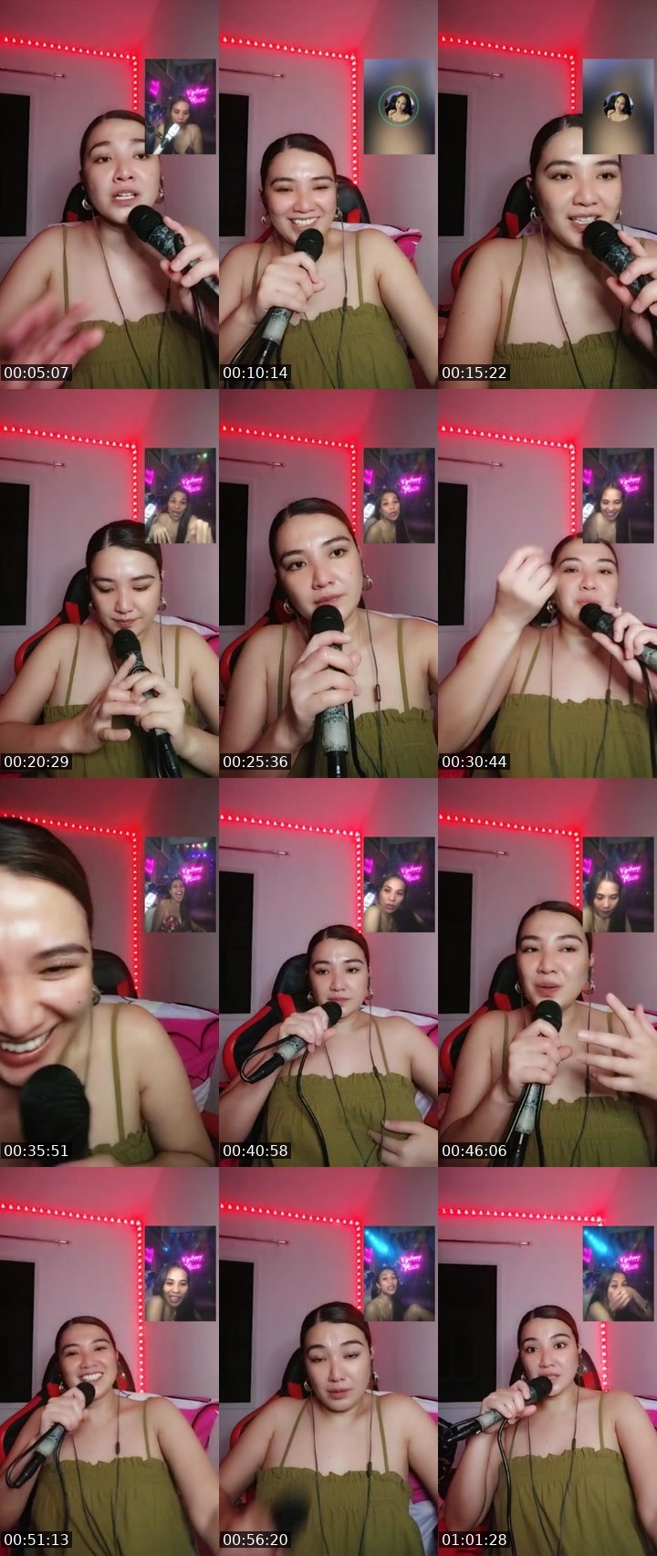 Contact-sheet preview of kuracha28🏆🍑's Liveme recording