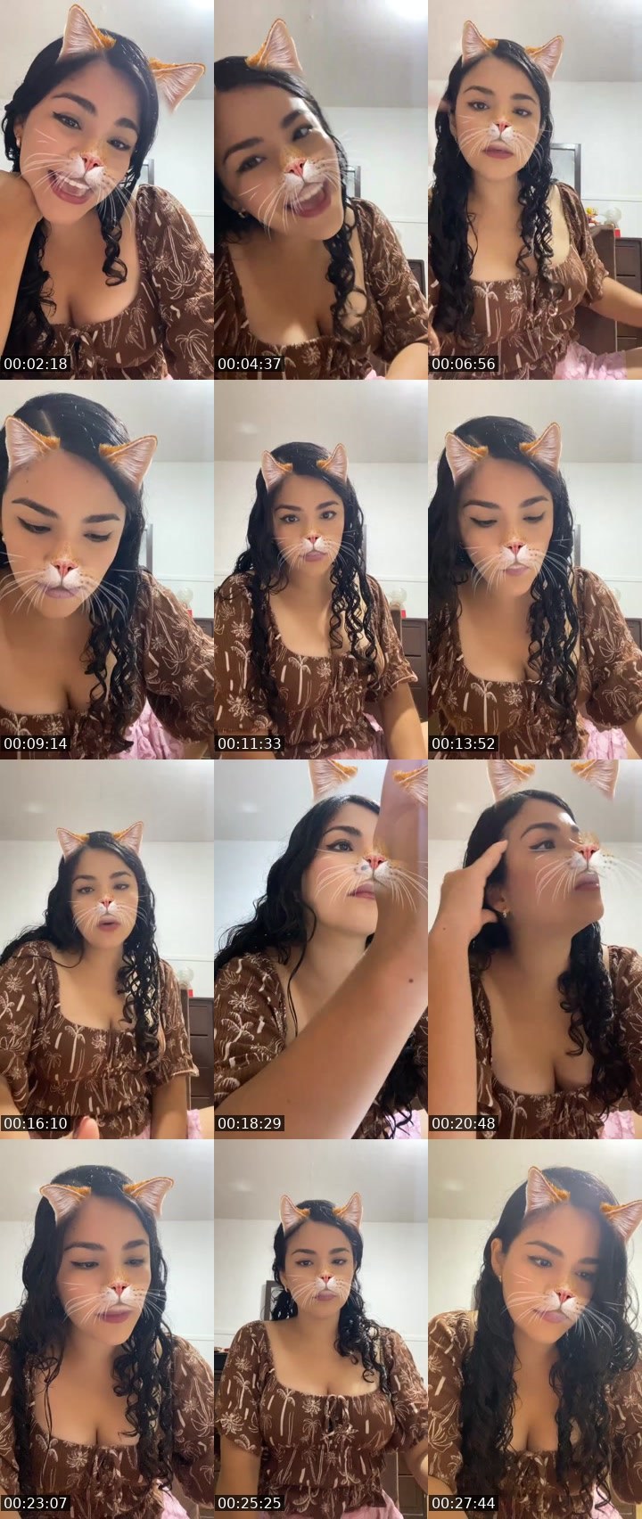 Contact-sheet preview of 🌐Paola🧸👻♥️'s Liveme recording