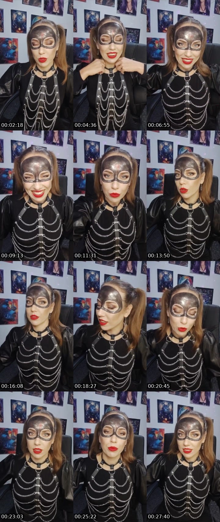 Contact-sheet preview of 24k💎YULIIA FAKAS's Liveme recording