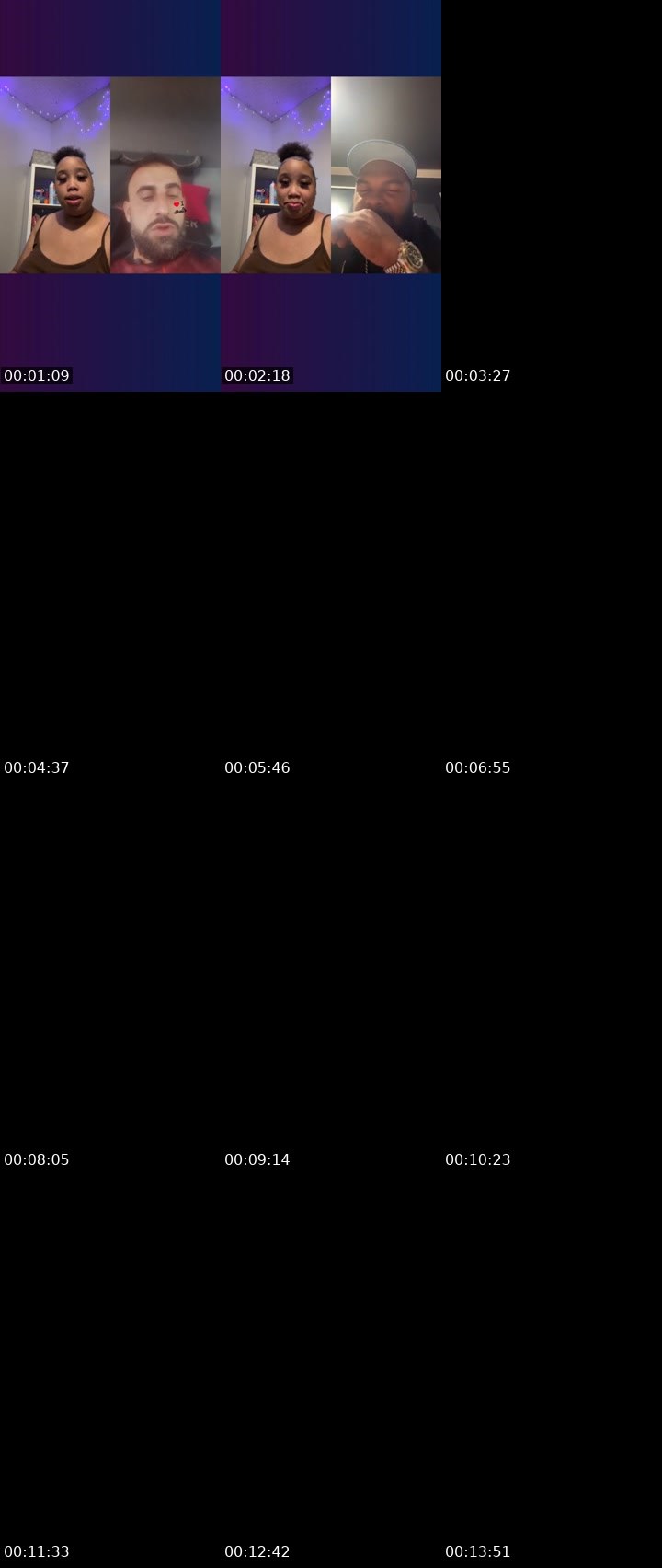 Contact-sheet preview of Shoodahh.miyahh4's Liveme recording