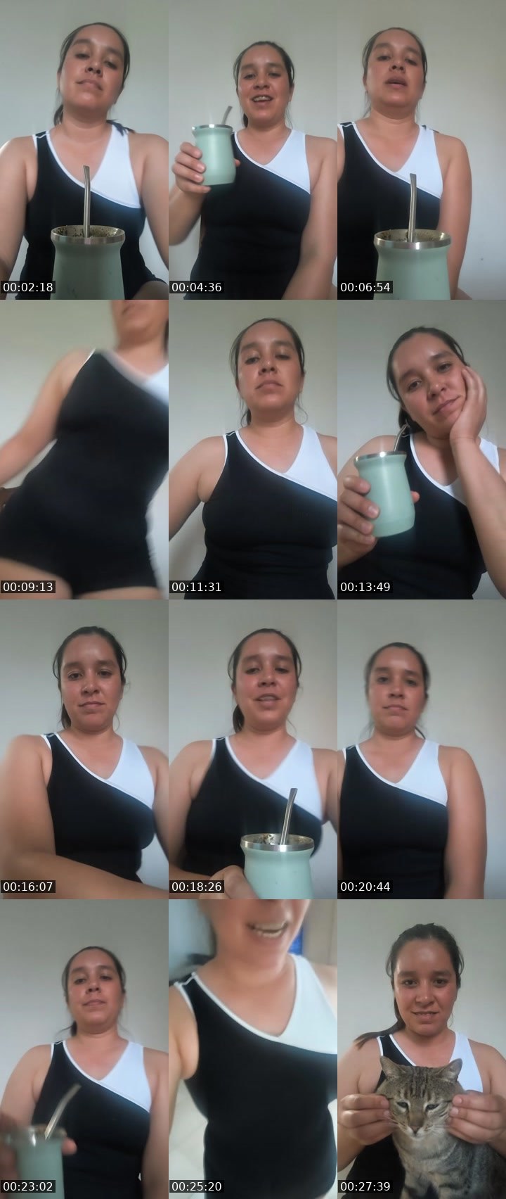 Contact-sheet preview of Campanita 🔔's Liveme recording