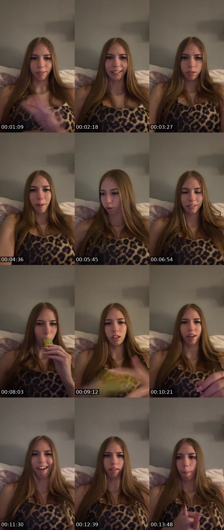 Contact-sheet preview of miaa07x's Liveme recording