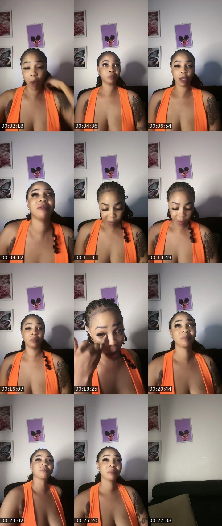 Contact-sheet preview of 🦍petite❤️'s Liveme recording