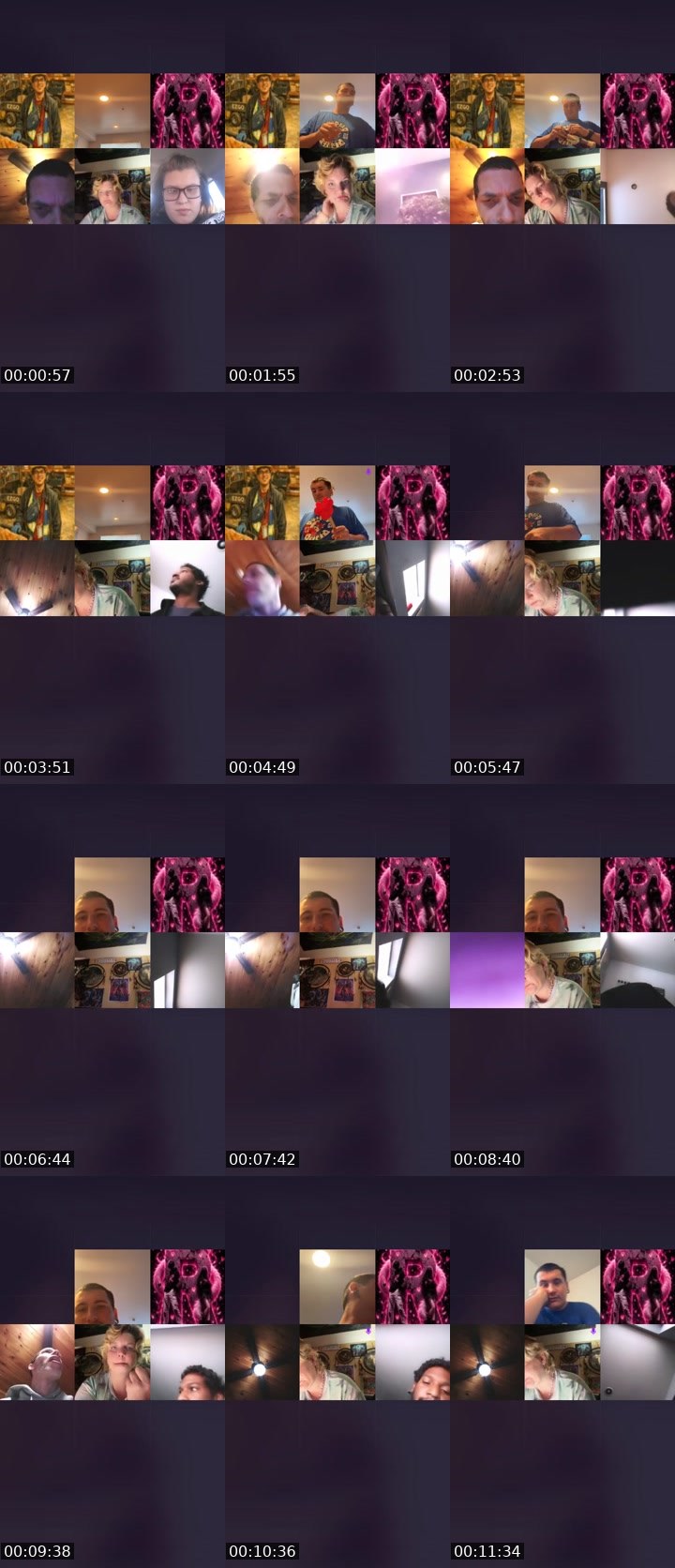 Contact-sheet preview of 🧩⃤ɱ ʝ❌⭕️b̶un̶n̶y̶🐇's Liveme recording