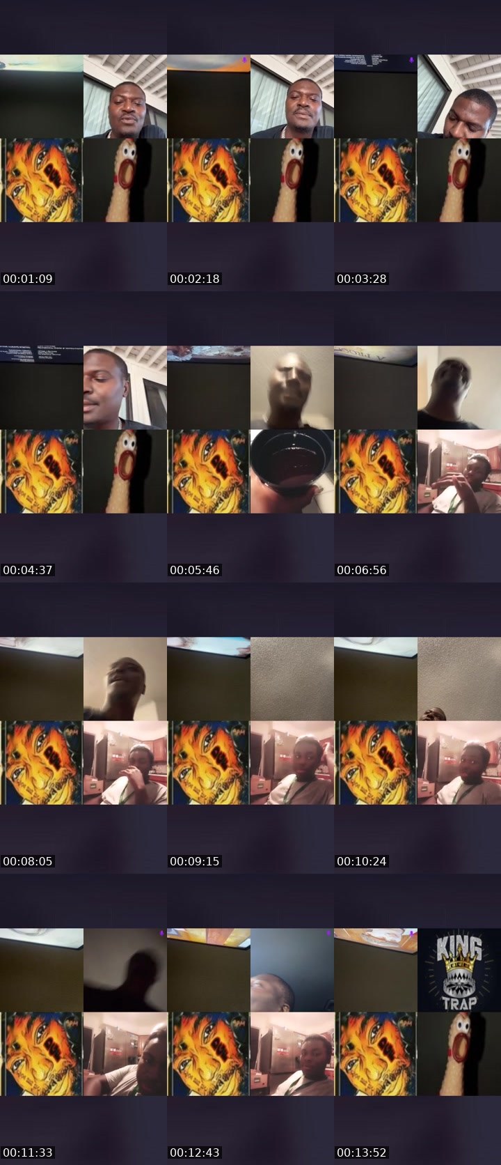 Contact-sheet preview of 😈😻Warmhon3y💕👅's Liveme recording