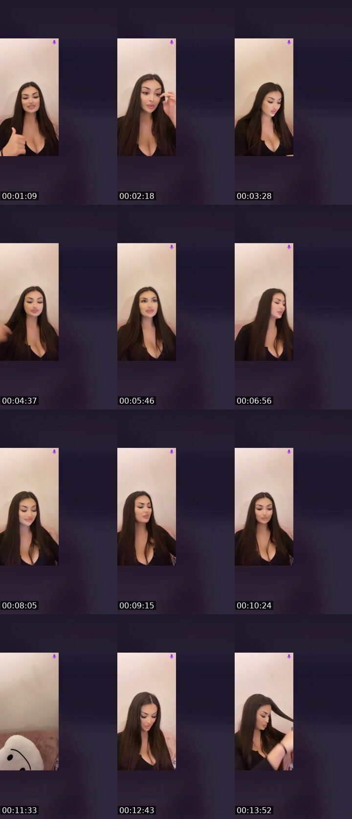 Contact-sheet preview of 🧿BlessSeii💕's Liveme recording