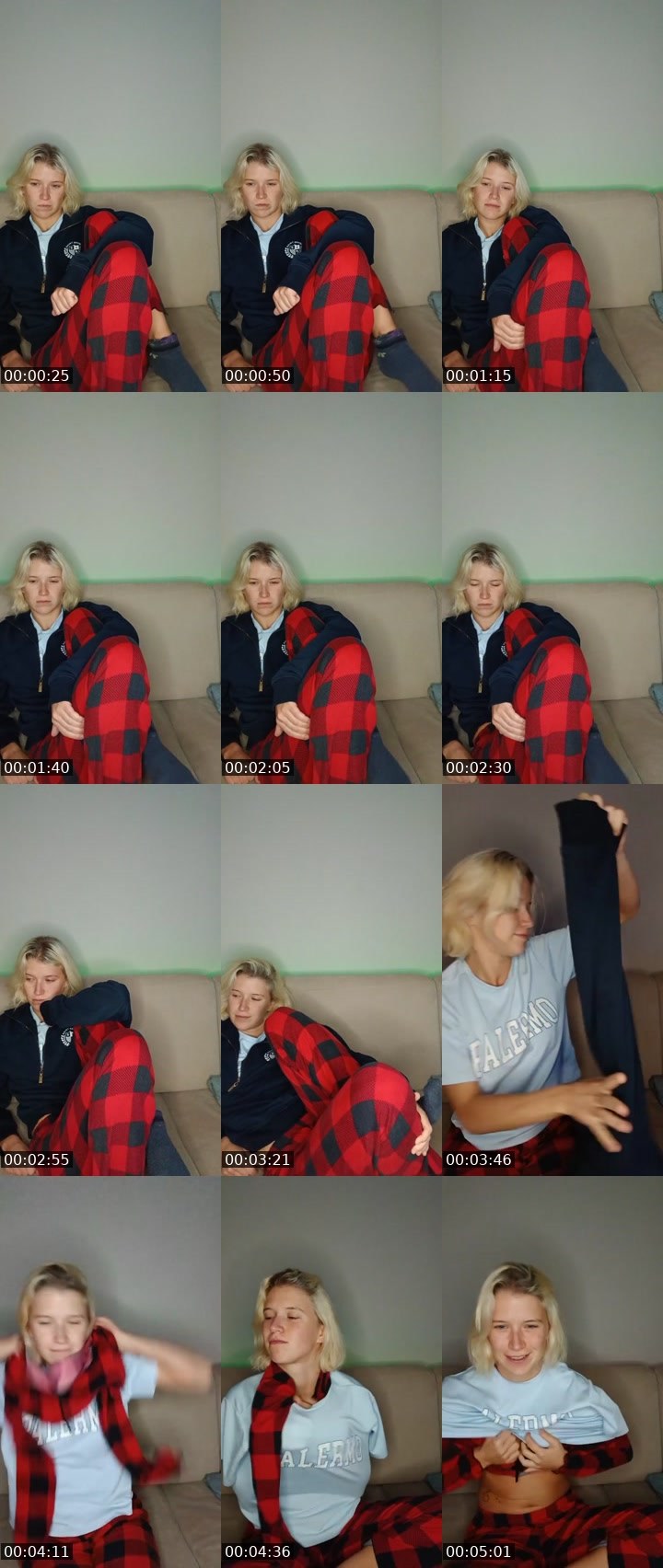Contact-sheet preview of DanslyVibe's Liveme recording