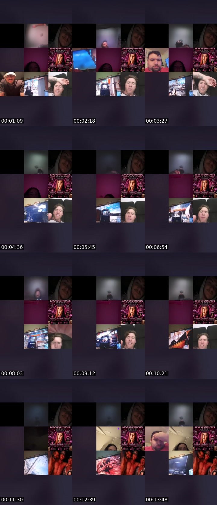 Contact-sheet preview of XoXojluxx's Liveme recording