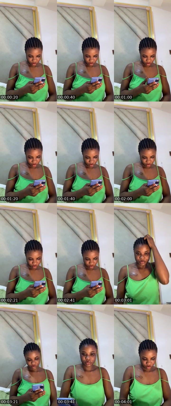 Contact-sheet preview of 🫥BrownSugar🤎's Liveme recording