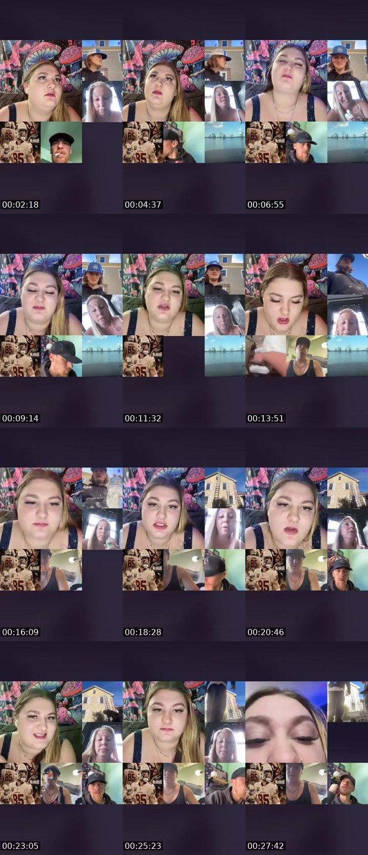 Contact-sheet preview of 𝓛𝓸𝓵𝓵𝓲420👑's Liveme recording