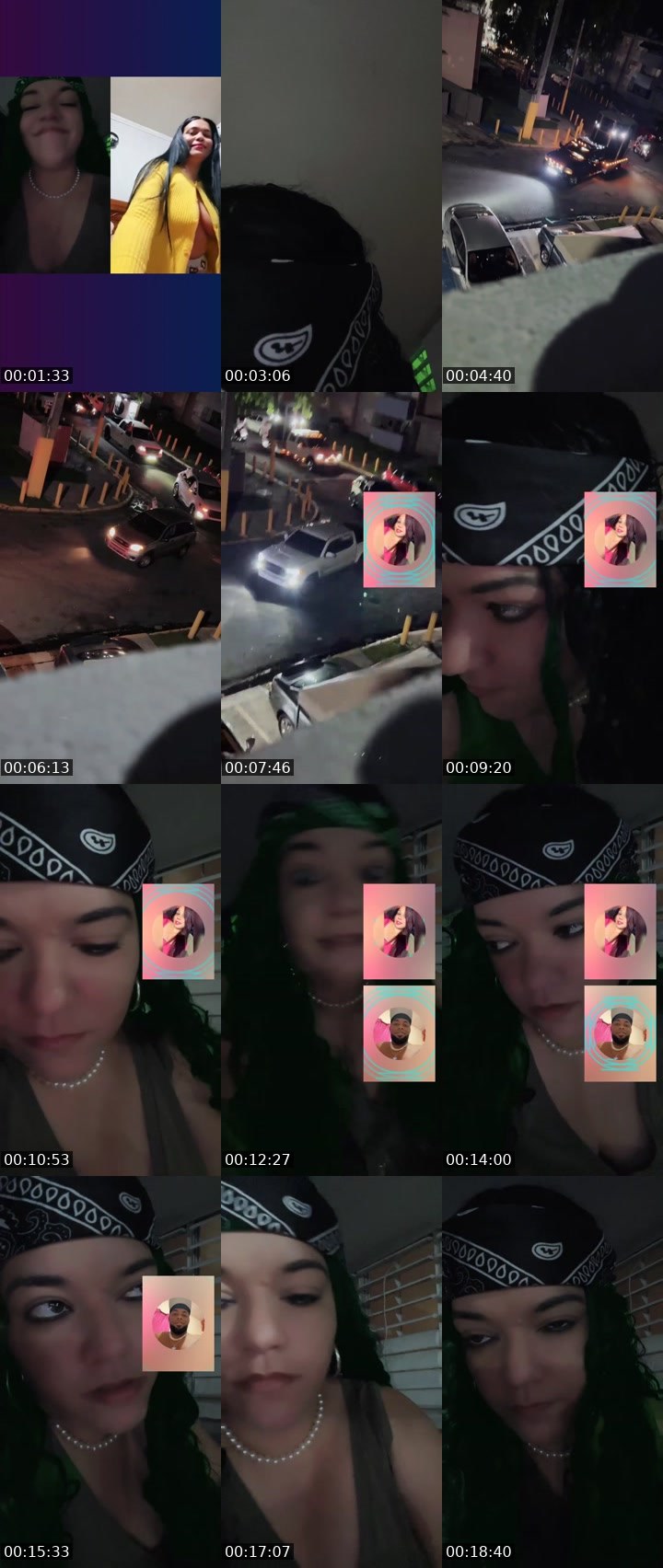 Contact-sheet preview of ➳❥🇵🇷VᗩƝĕƧƧĨŢᗩ💞🍃's Liveme recording