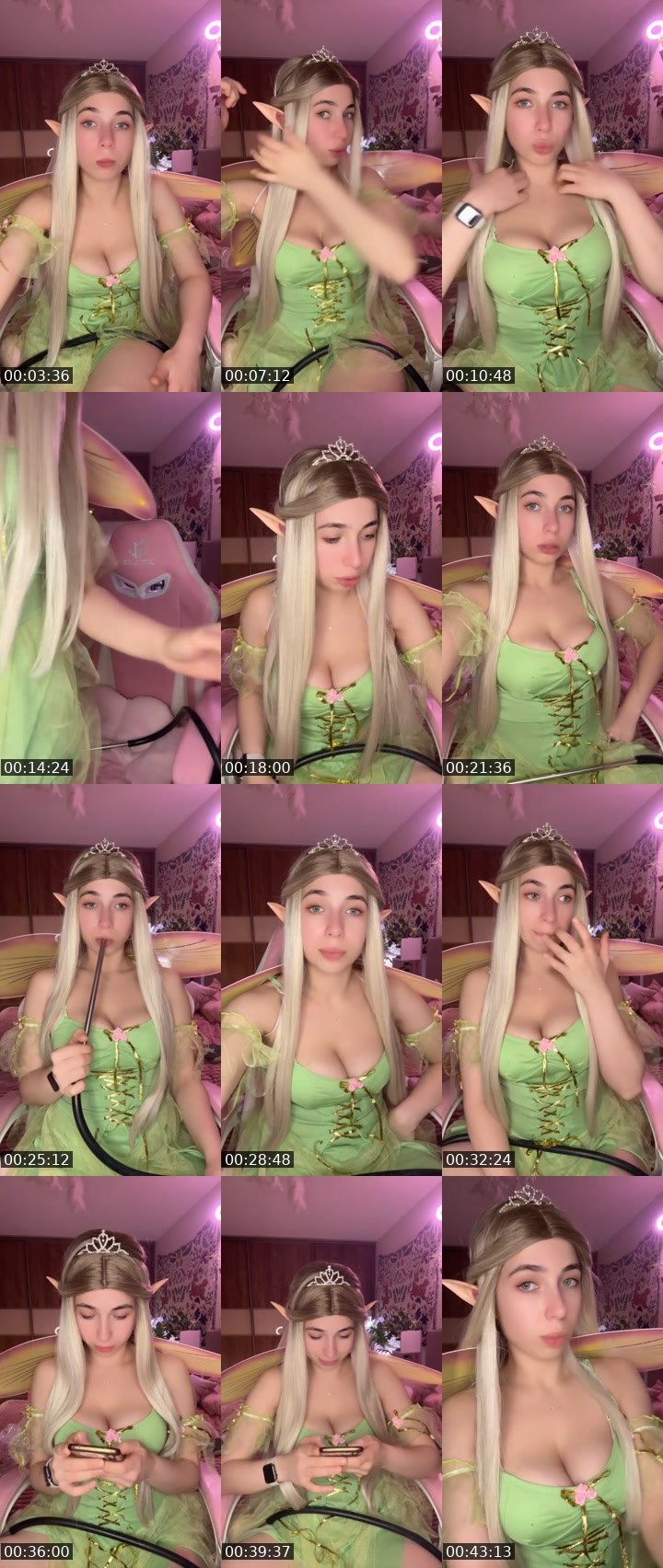 Contact-sheet preview of 👑SillyGoose 🪿's Liveme recording