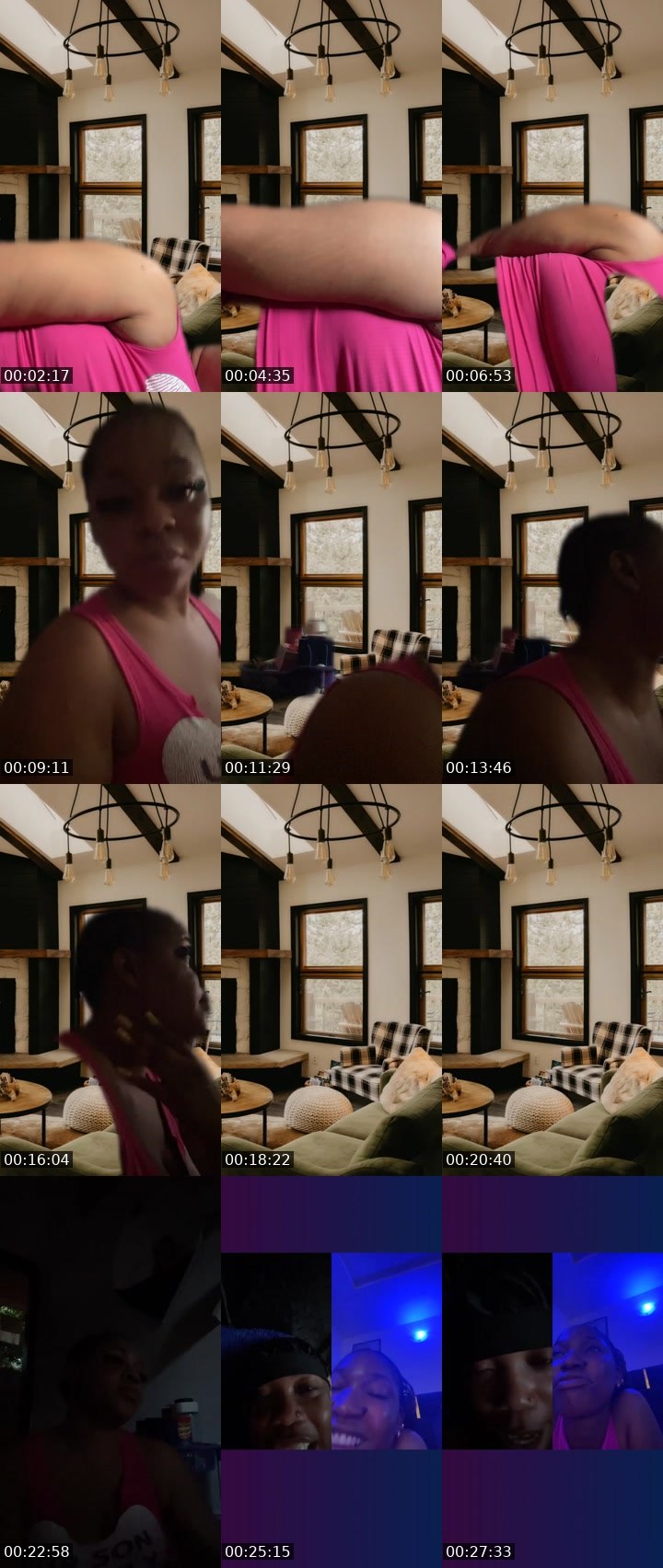 Contact-sheet preview of 🍒Nickie〽️🍒's Liveme recording