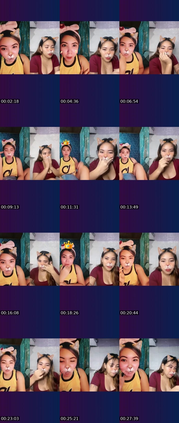 Contact-sheet preview of 🌶️🦄Alara👸's Liveme recording