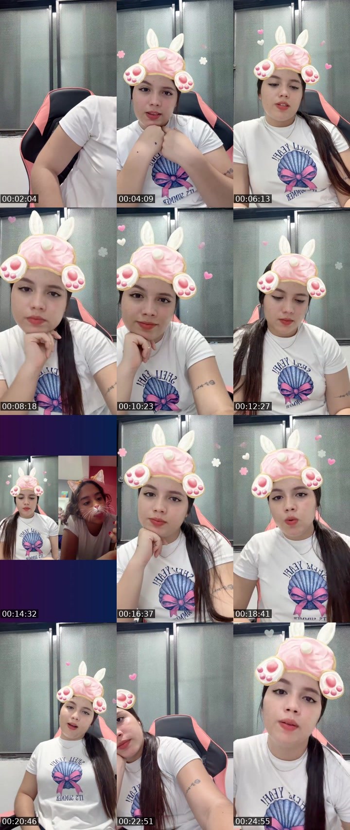 Contact-sheet preview of 🌐🔥Yiss ☘️🧸's Liveme recording