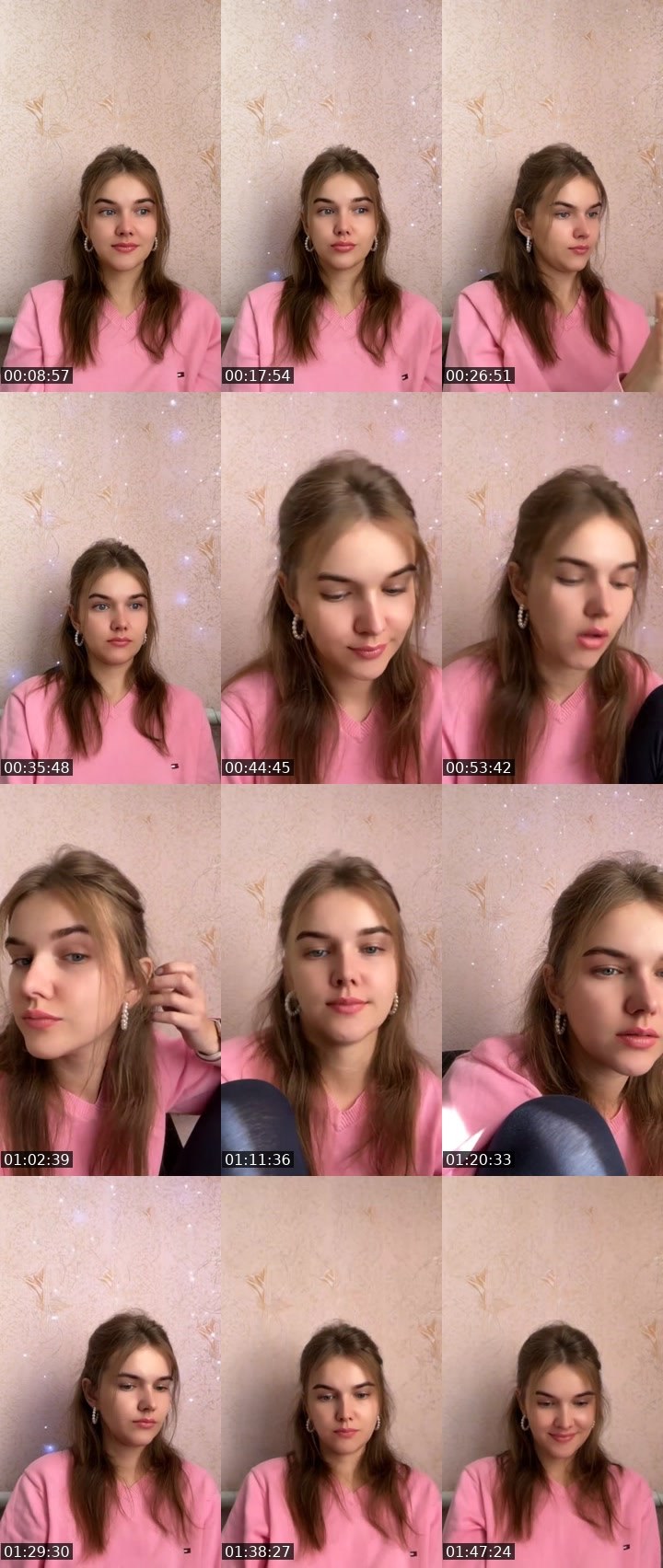 Contact-sheet preview of DaRia🐈‍⬛'s Liveme recording