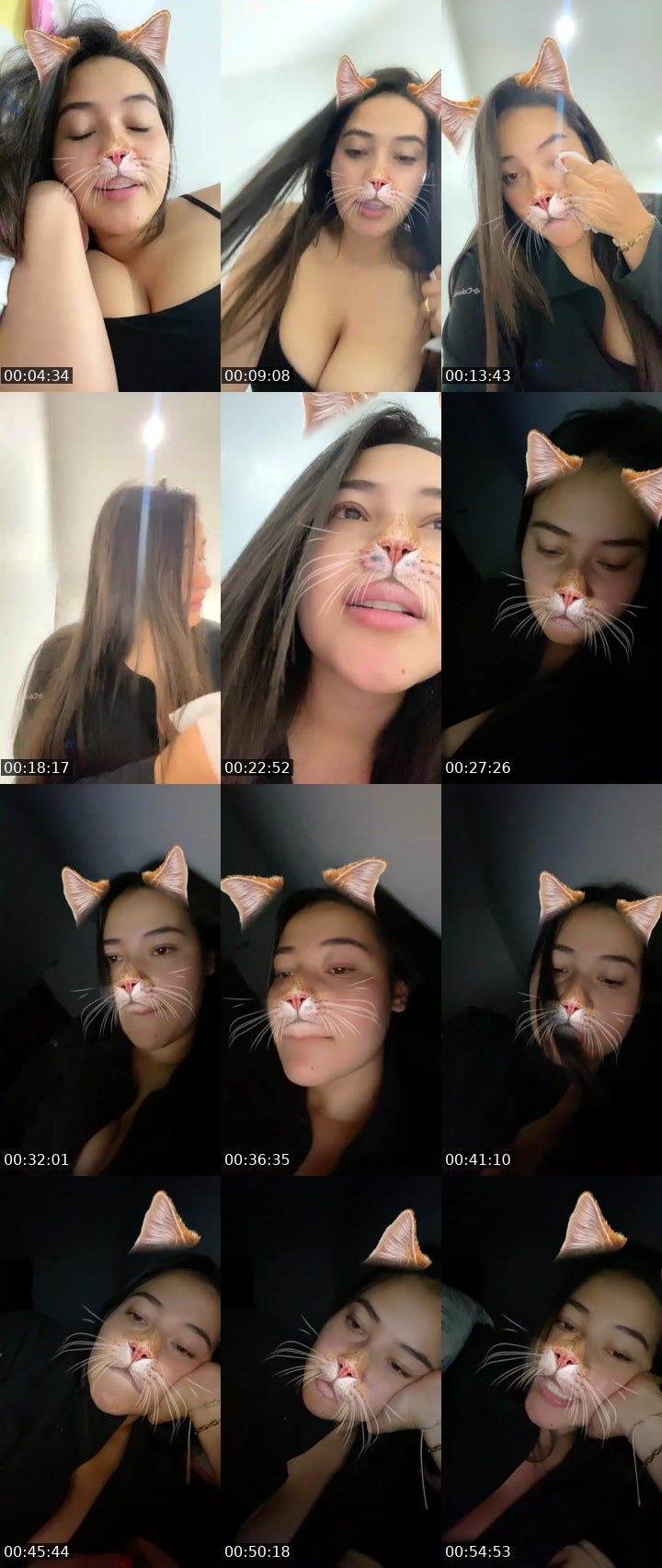 Contact-sheet preview of 50k🙏🏽❤️Cleopatra🪐's Liveme recording