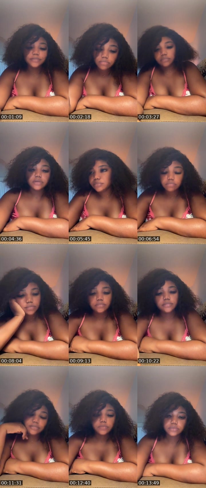Contact-sheet preview of Jules love's Liveme recording