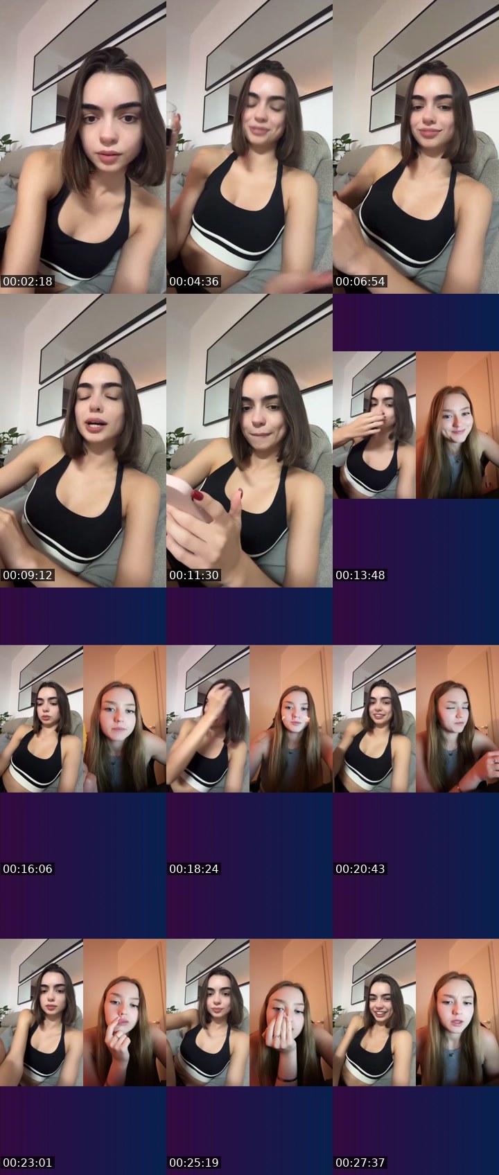 Contact-sheet preview of Maryangel🤍🥥40k's Liveme recording